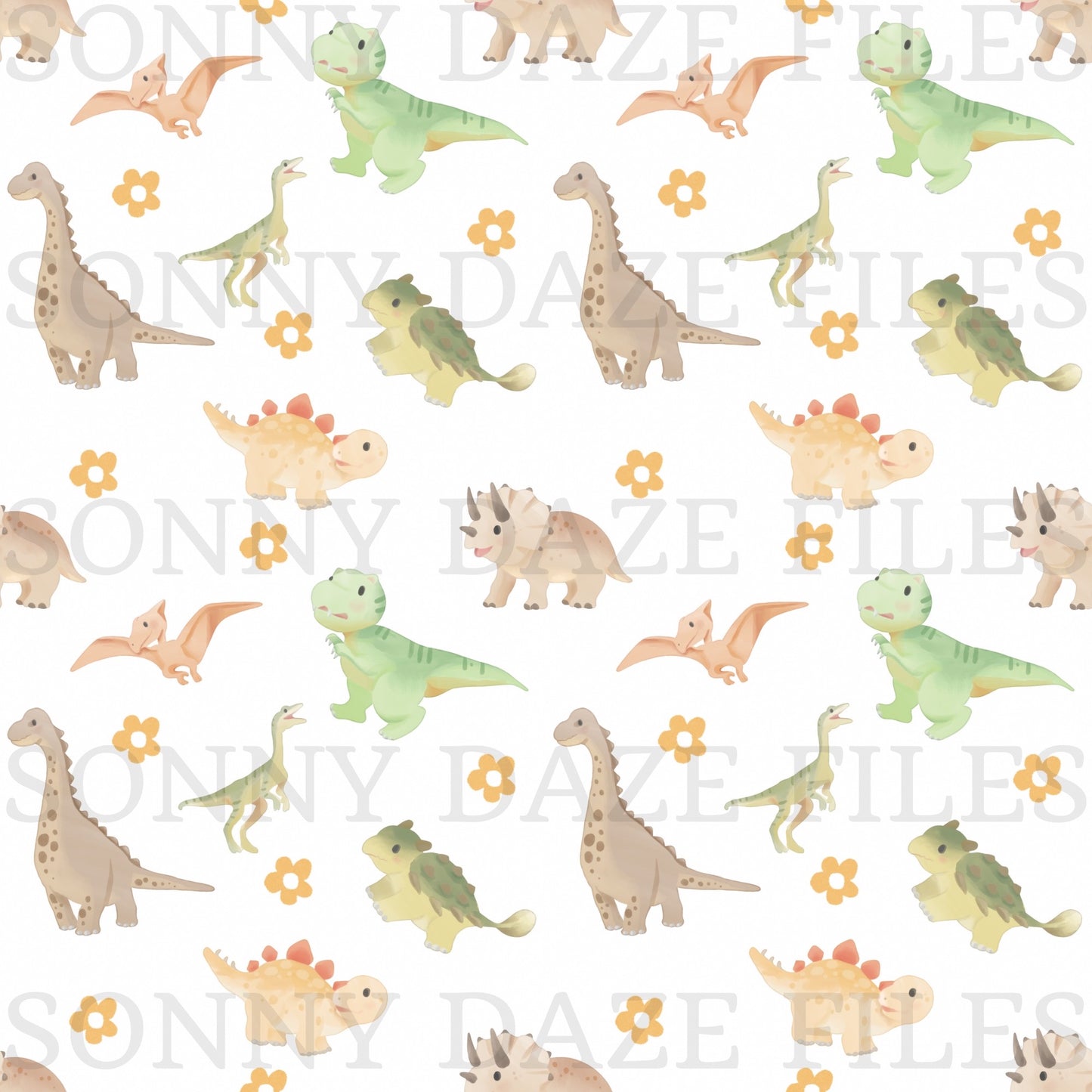 Flower dinos