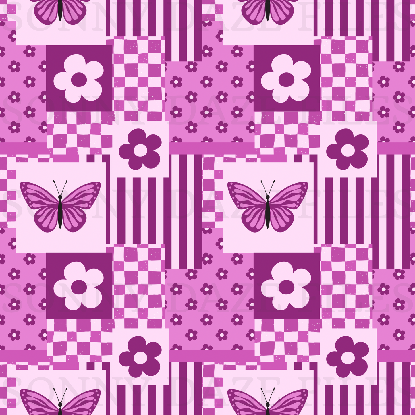 Butterfly patchwork and butterfly cord