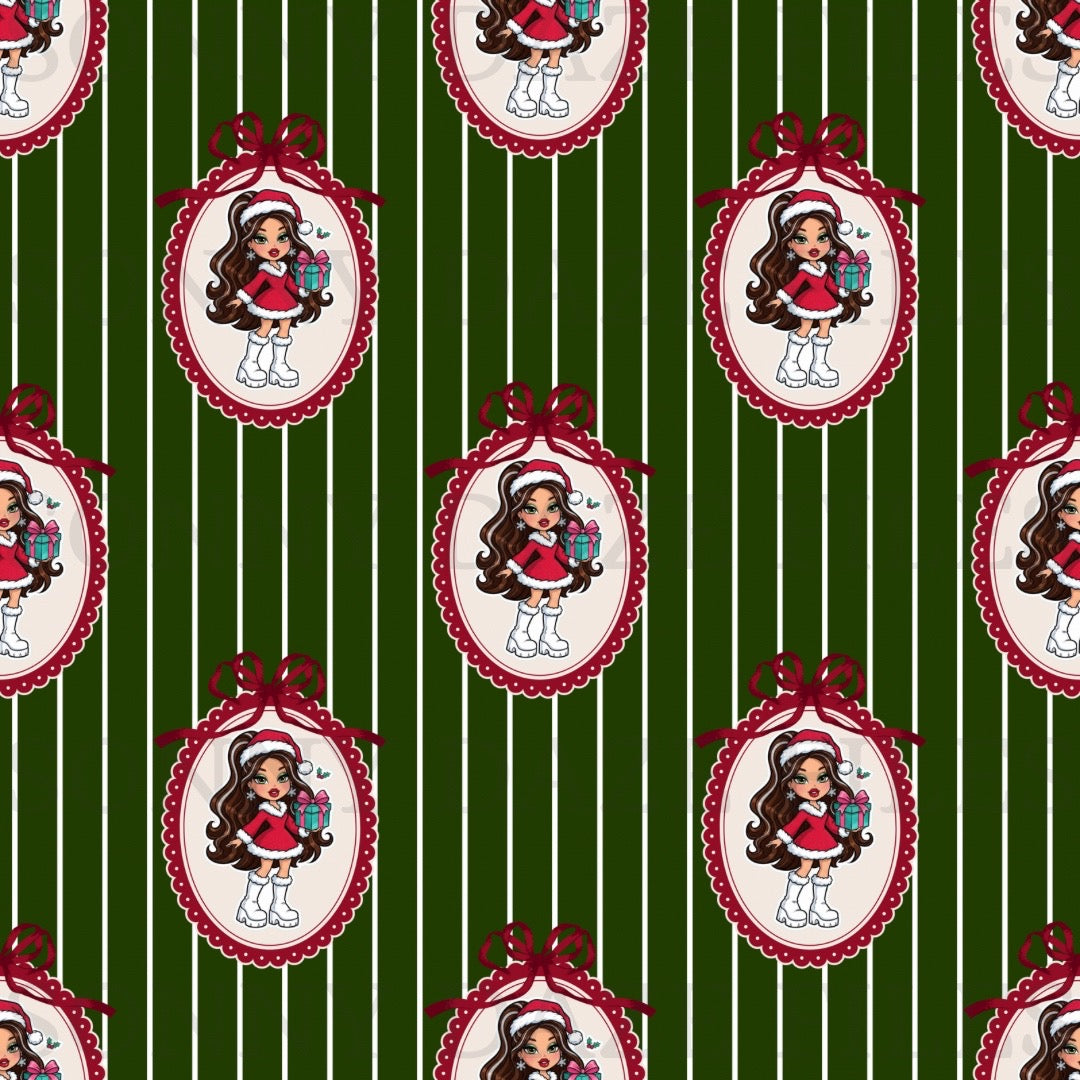 Doll Christmas frames