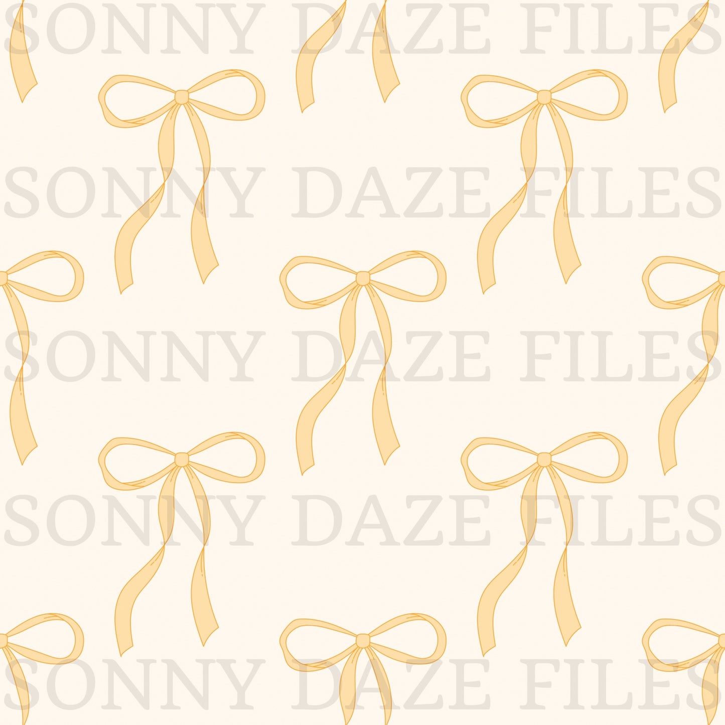 Orange bows