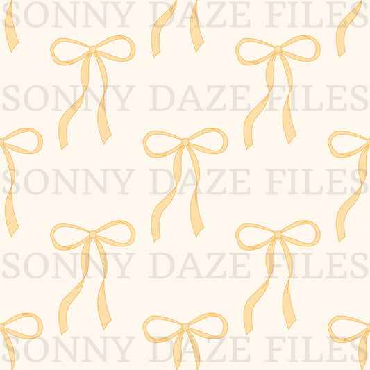 Orange bows