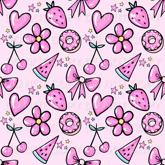 Pink sweets