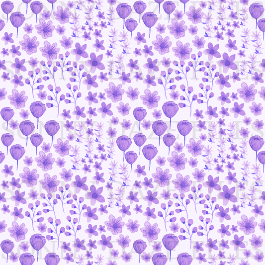 Dainty purple floral