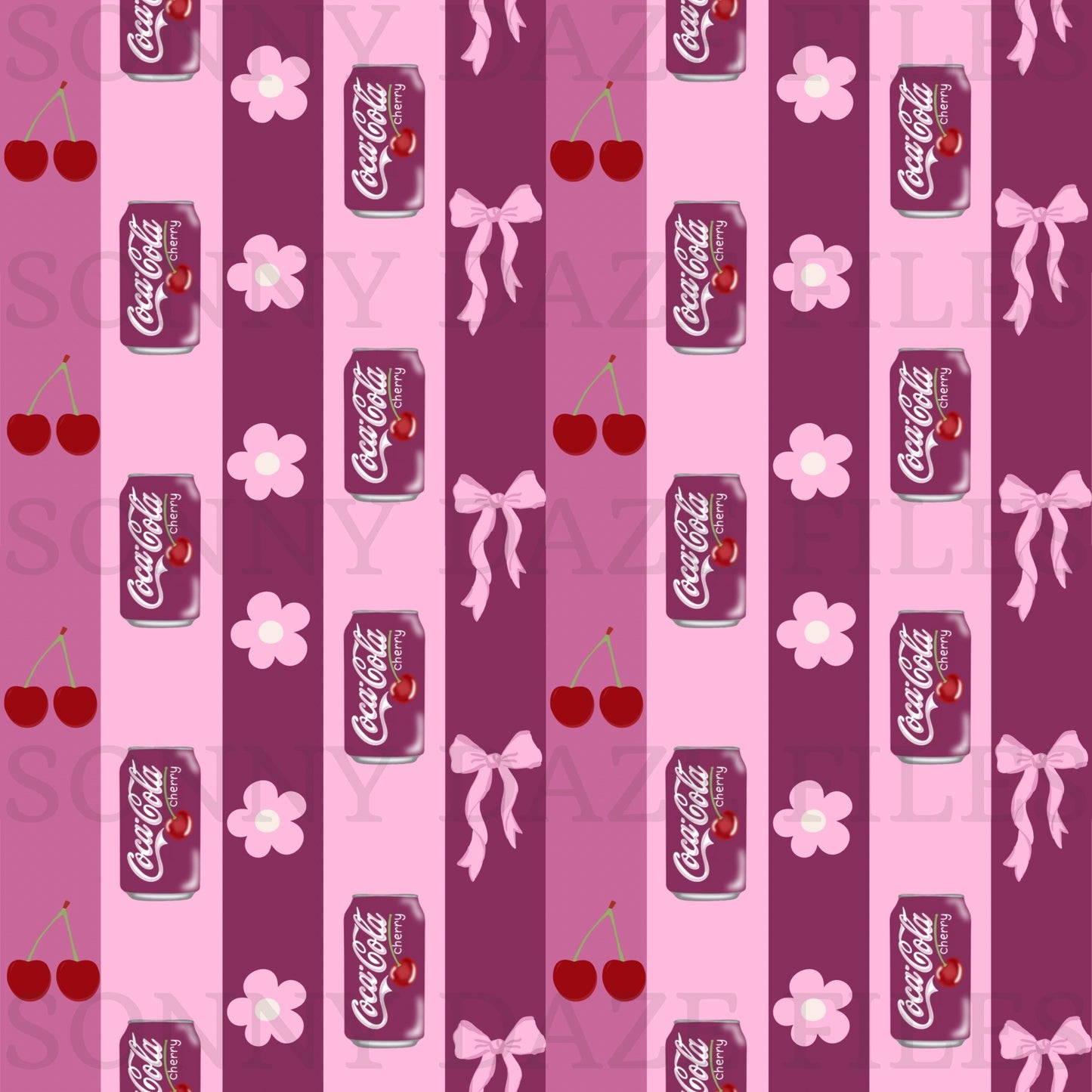Cherry soda stripes