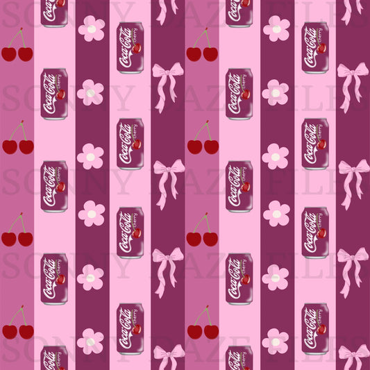 Cherry soda stripes