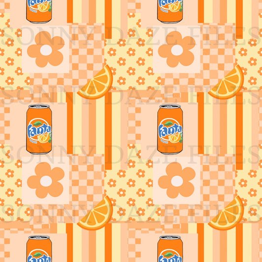Orange soda patchwork