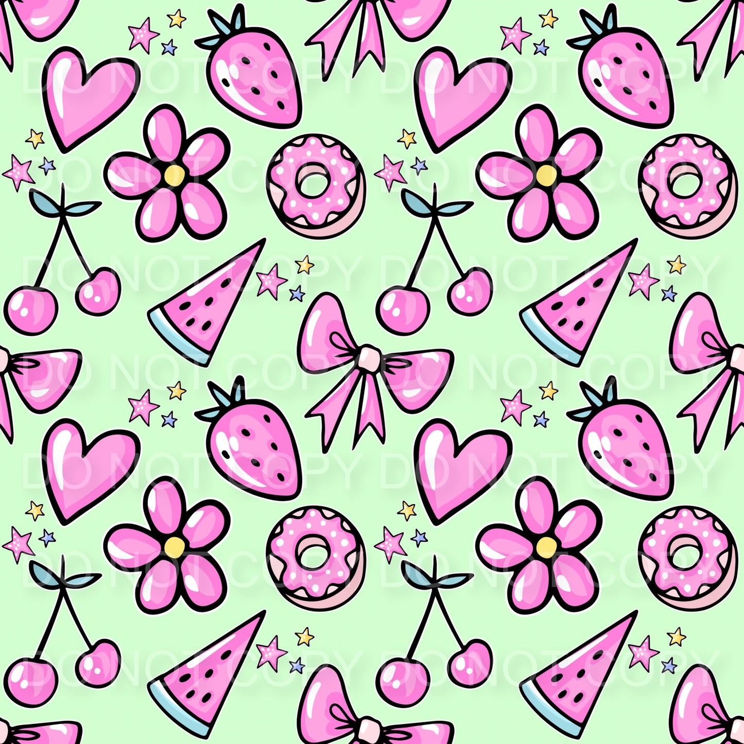 Pink sweets
