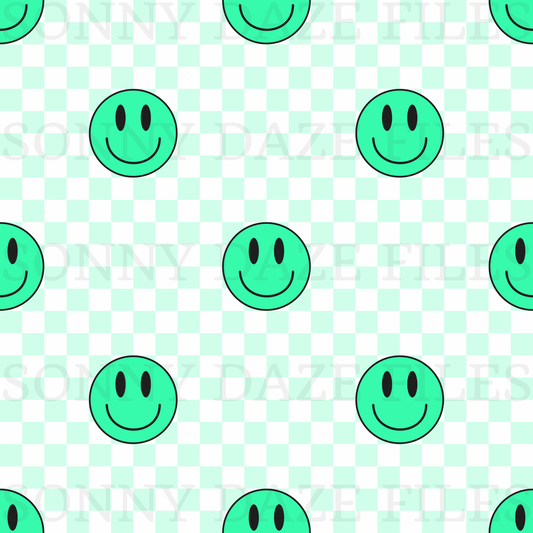 Green Smiley face