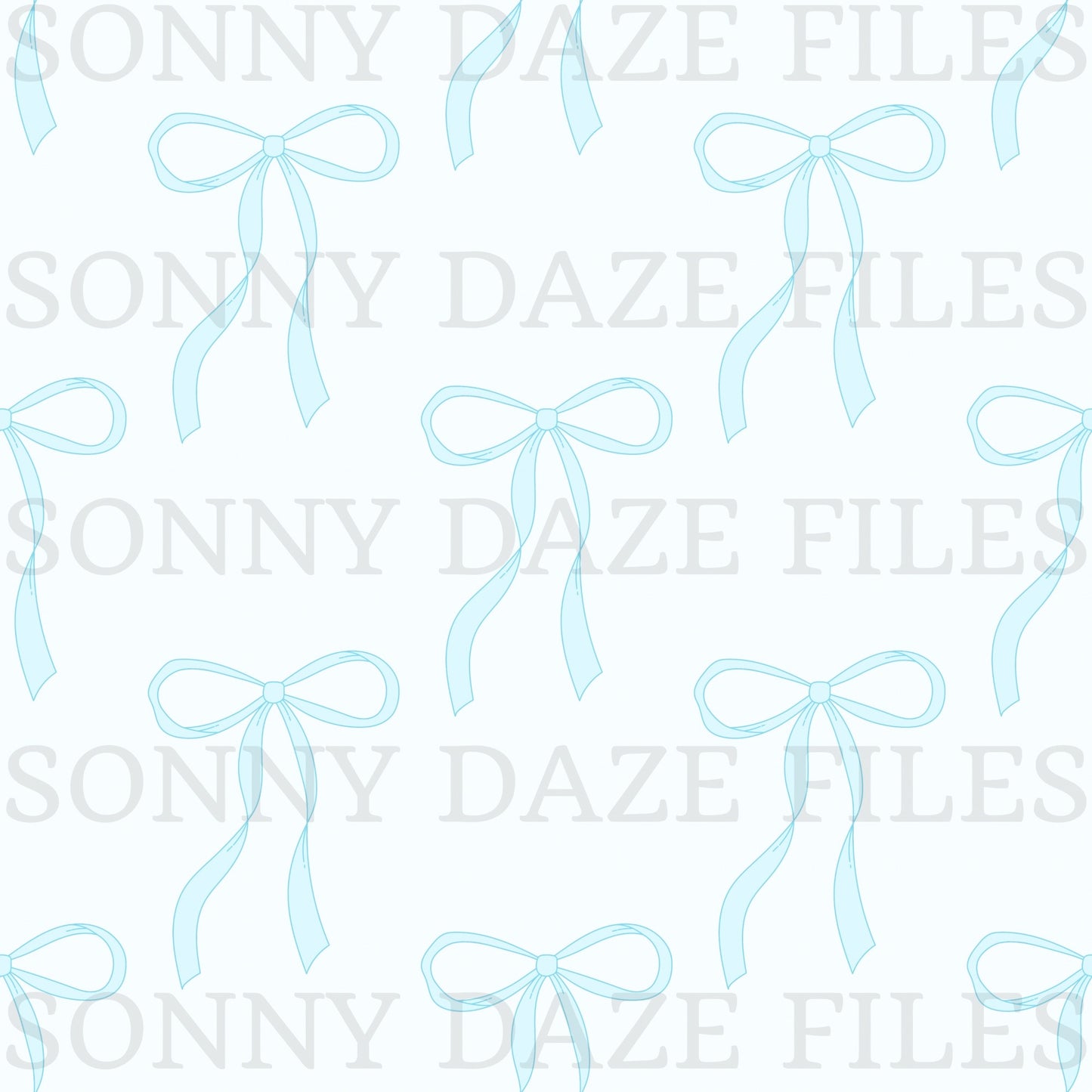 Blue bows