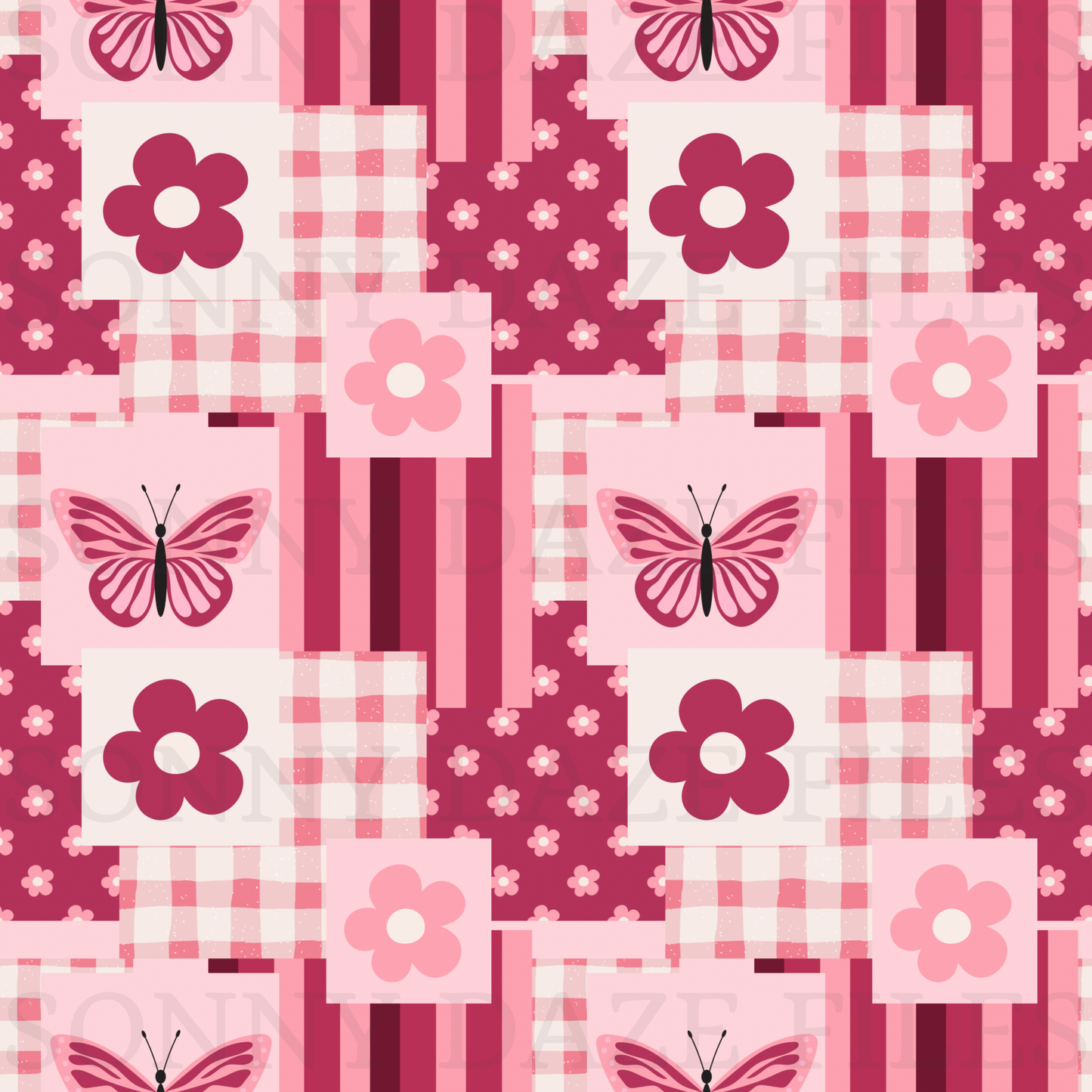 Butterfly patchwork and butterfly cord