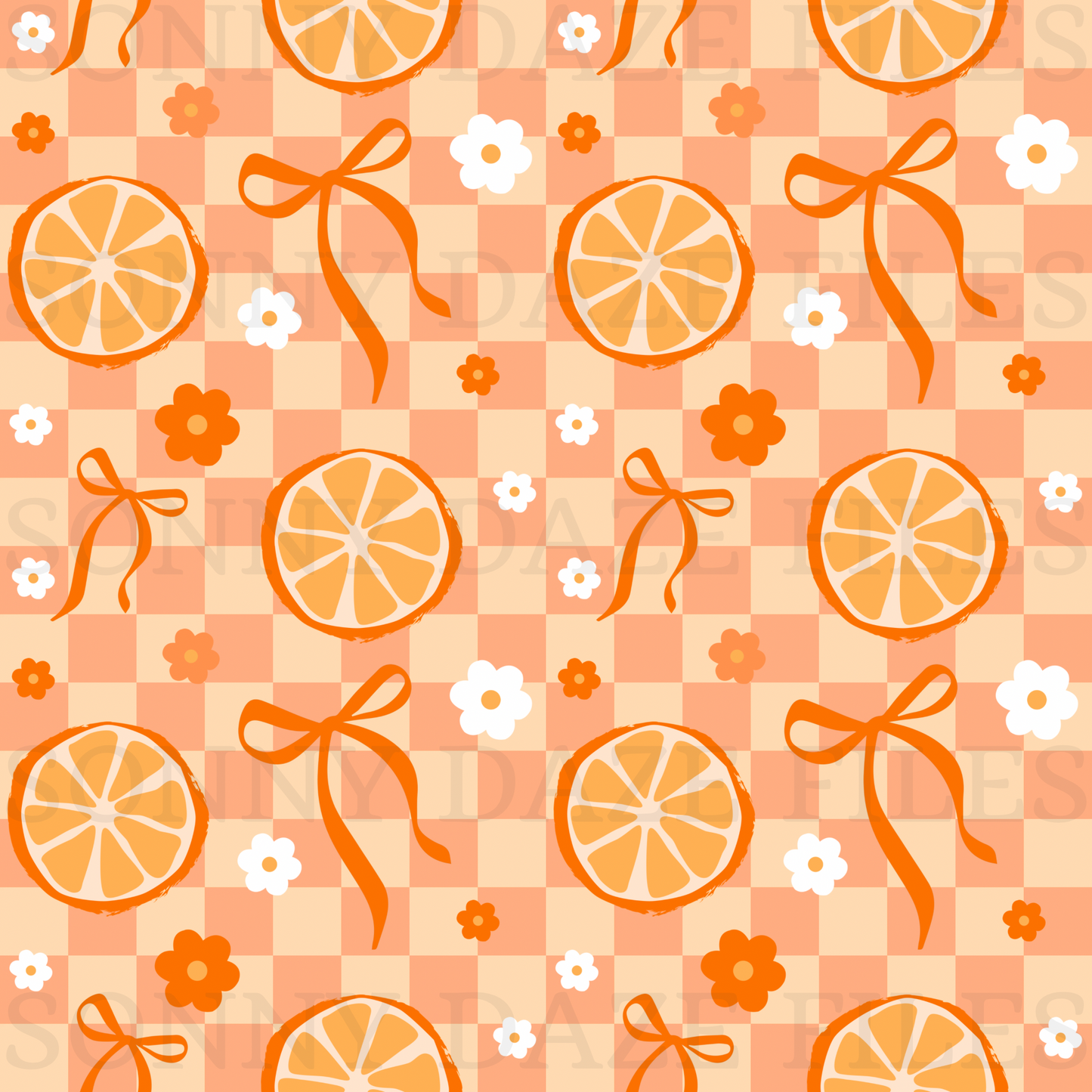 Coquette Orange floral