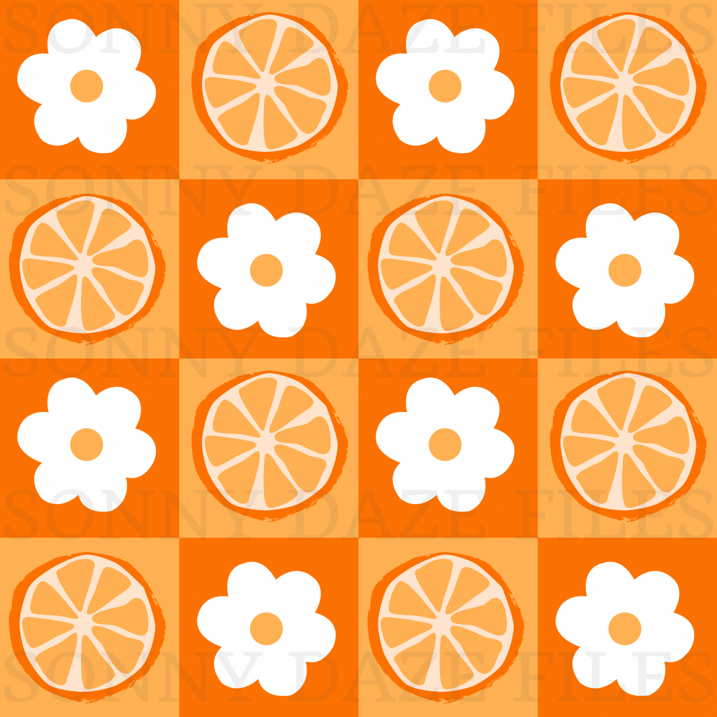 Flower oranges and cords