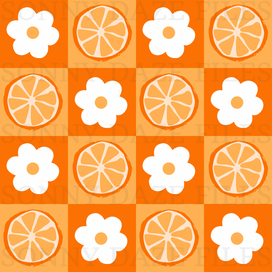 Flower oranges and cords