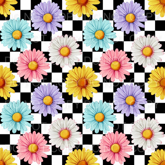 Checkered flowers