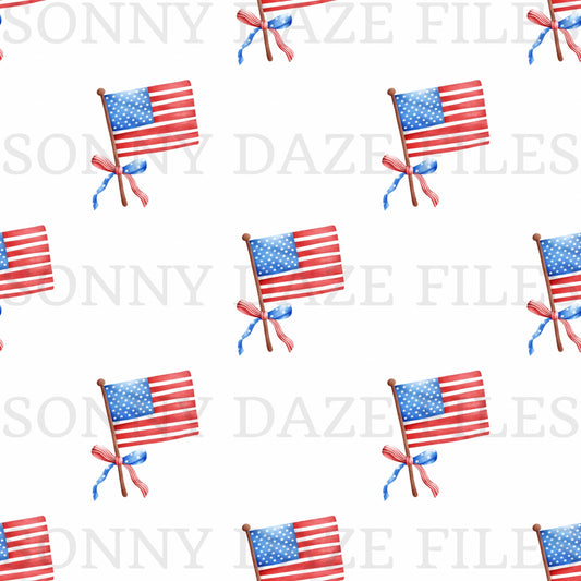 American flags