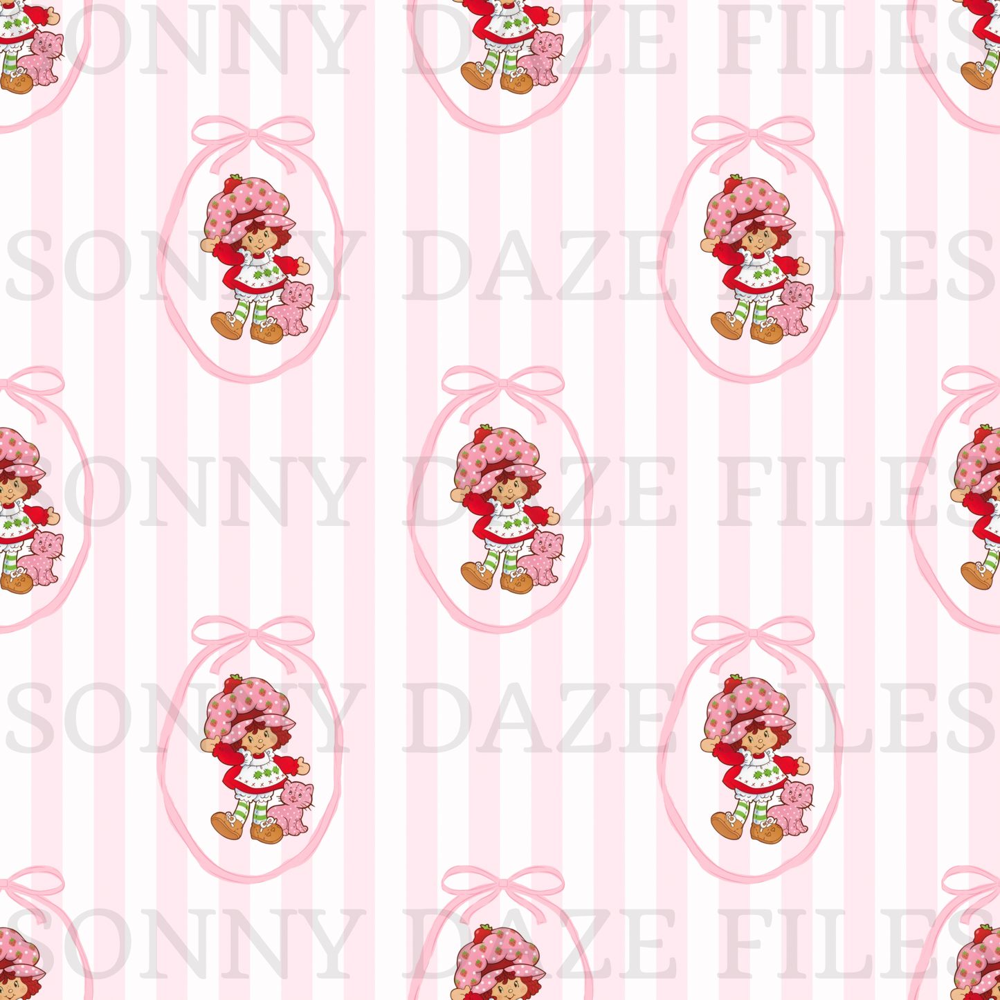 Vintage strawberry girl