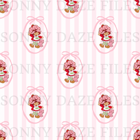 Vintage strawberry girl