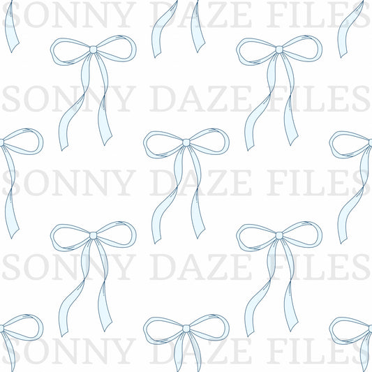 Blue bows