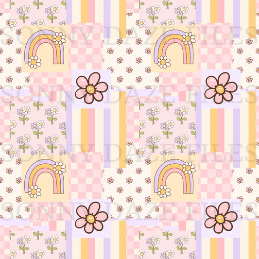 Rainbow patchwork