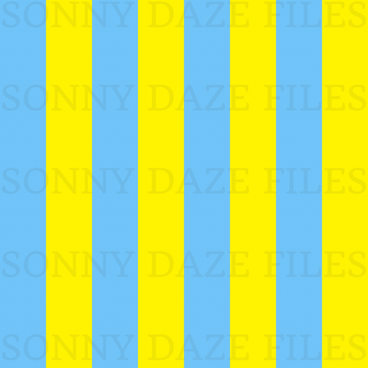 Yellow and blue stripes