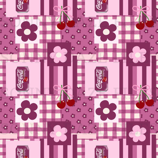 Cherry soda patchwork