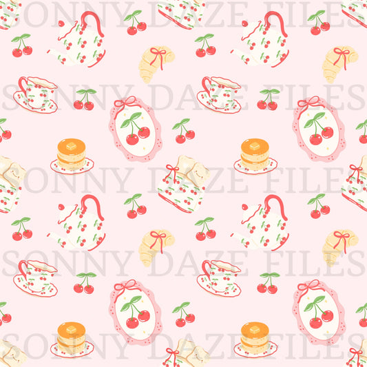 Cherry tea party