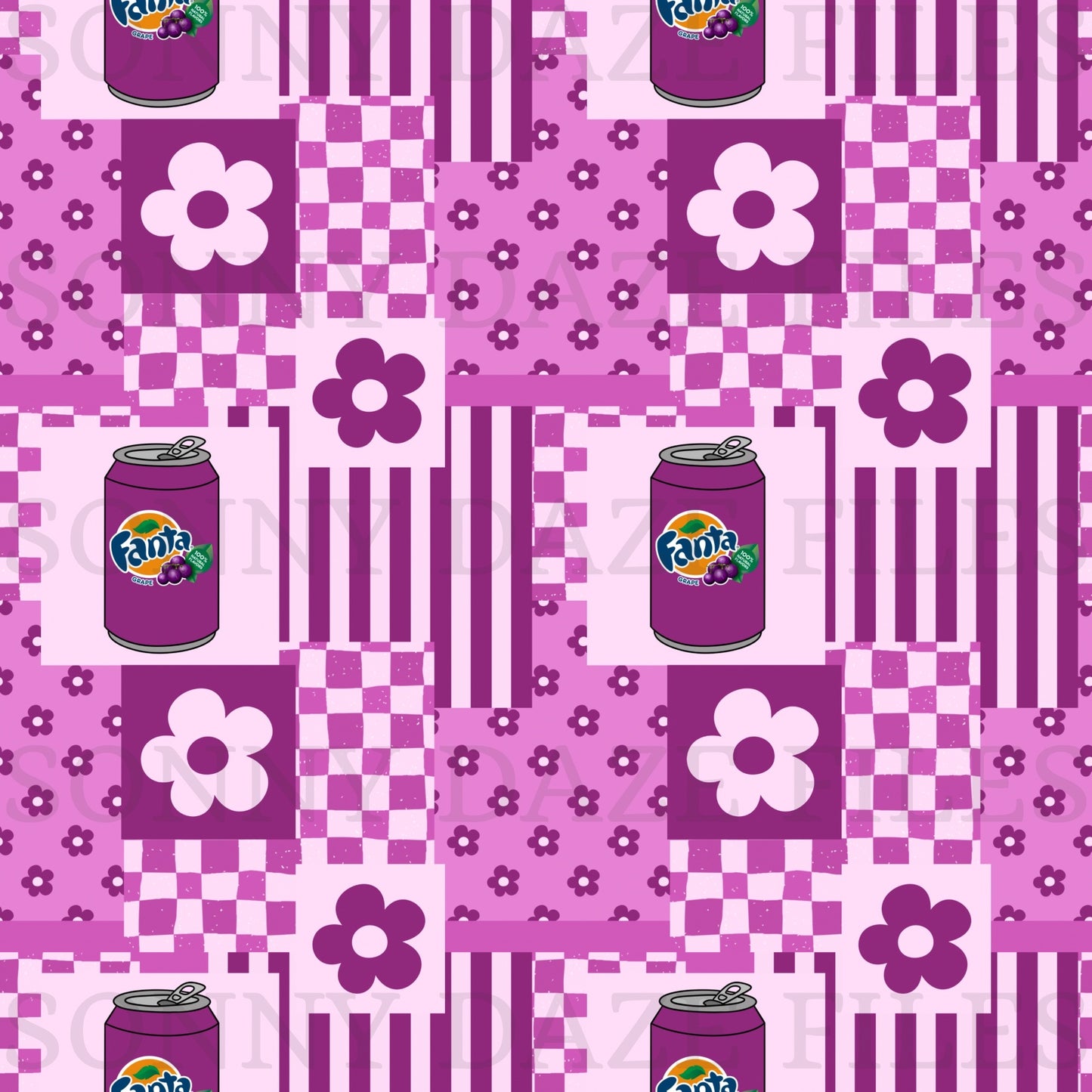 Grape soda patchwork