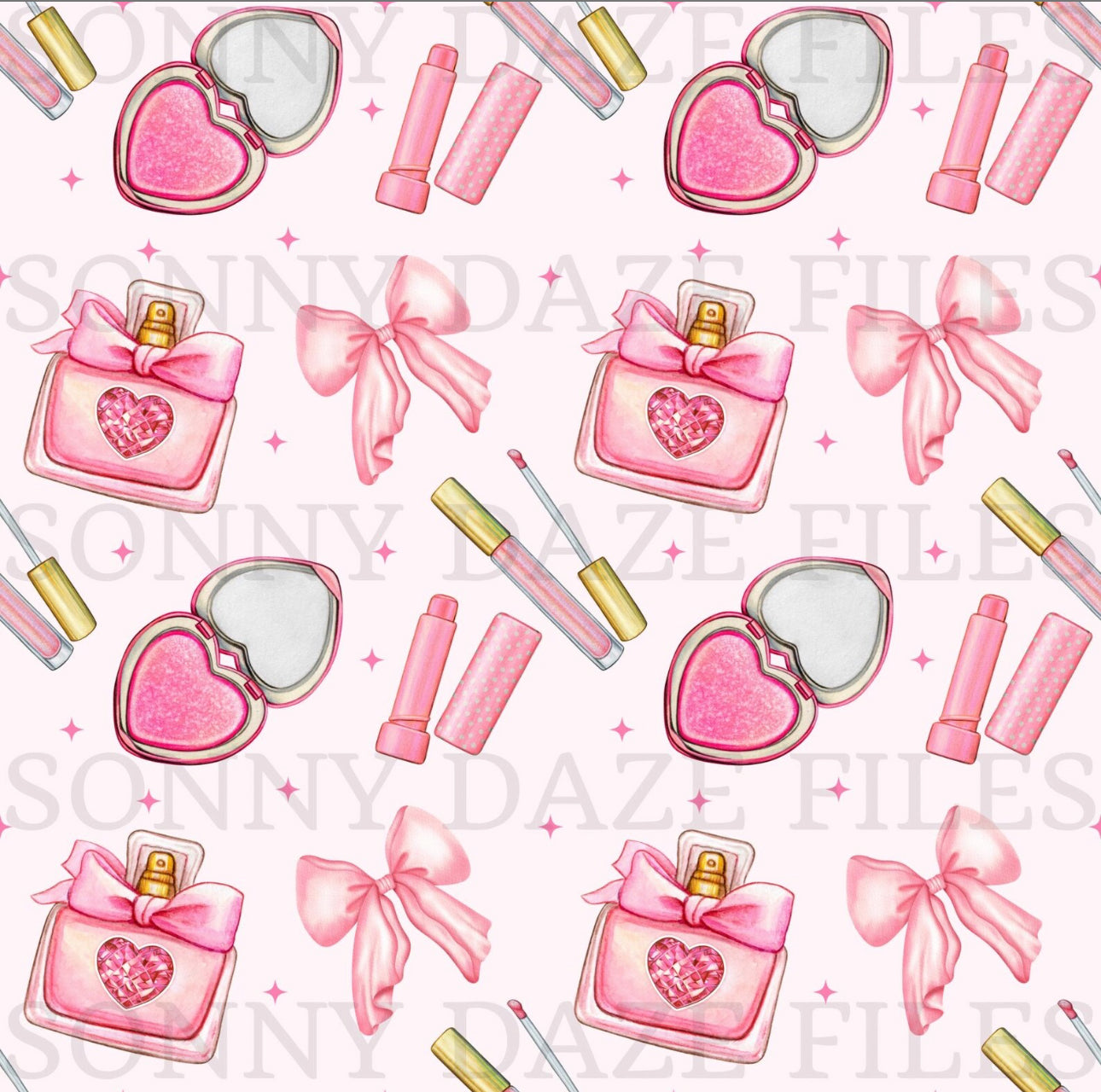 Coquette girly makeup