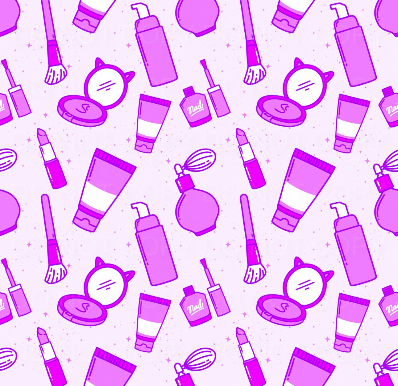 Purple makeup