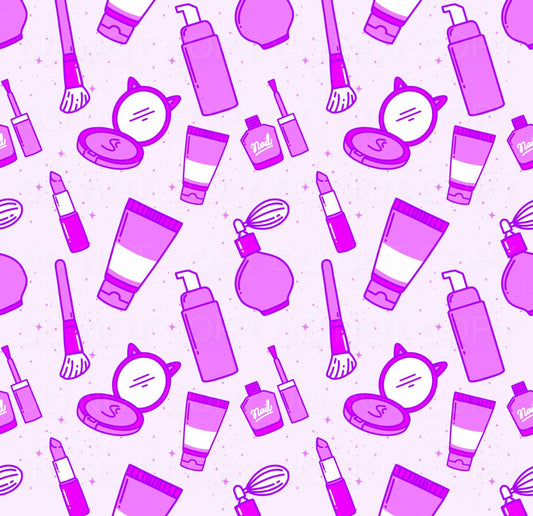 Purple makeup
