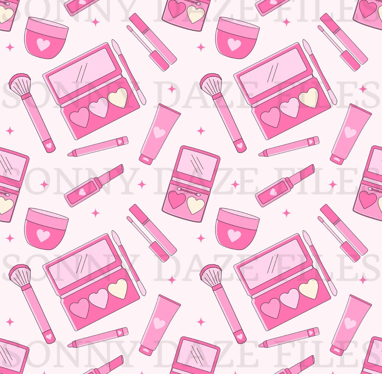 Pink make up