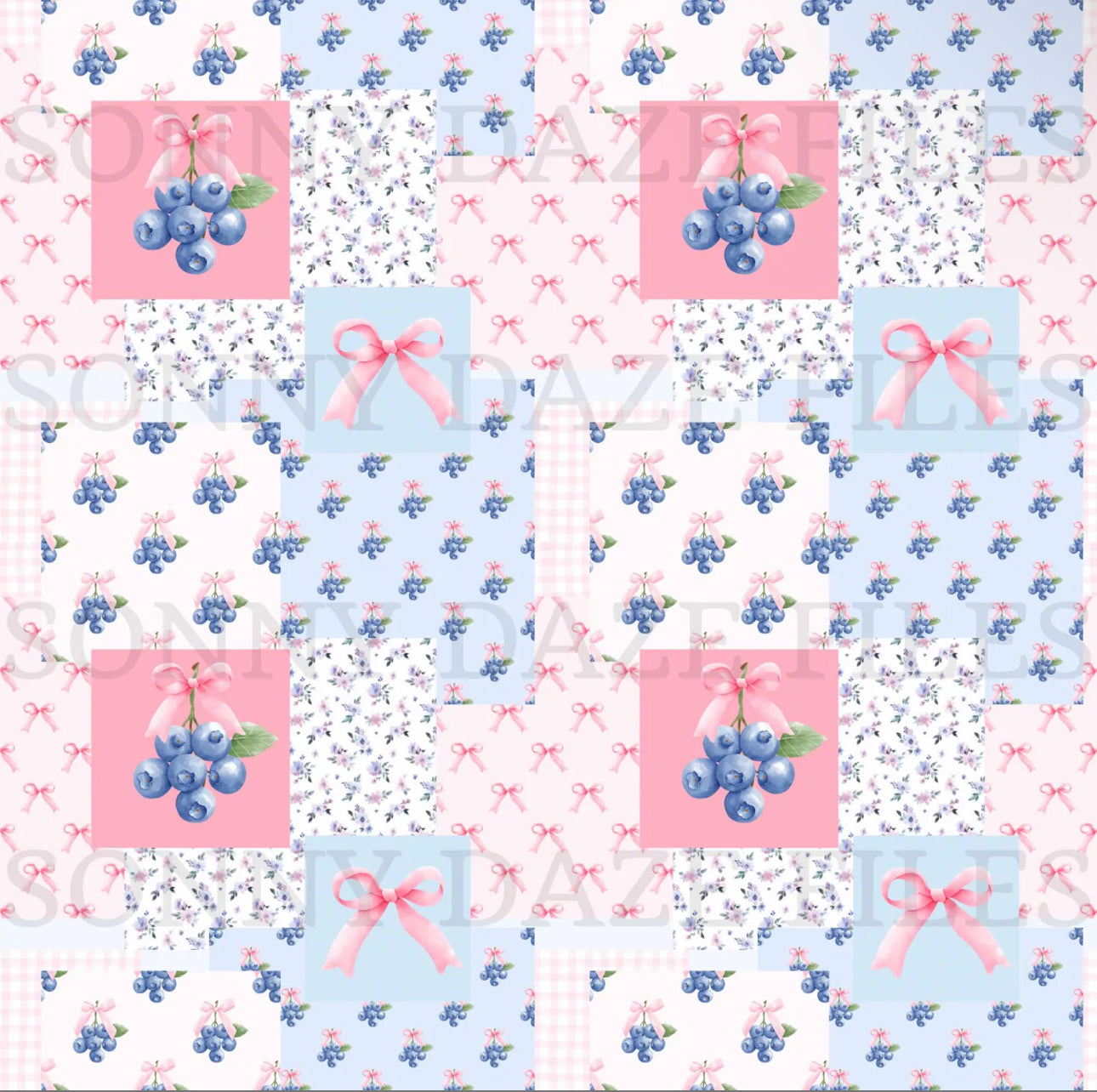Blueberry patchwork