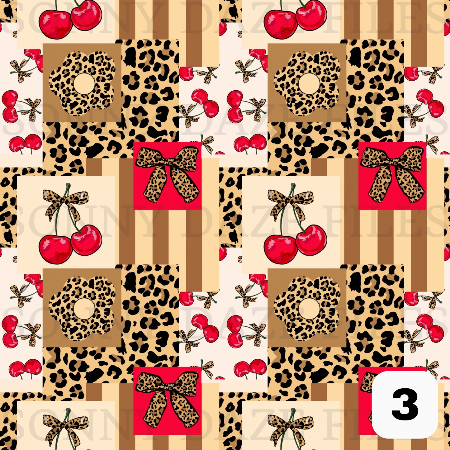Leopard patchwork