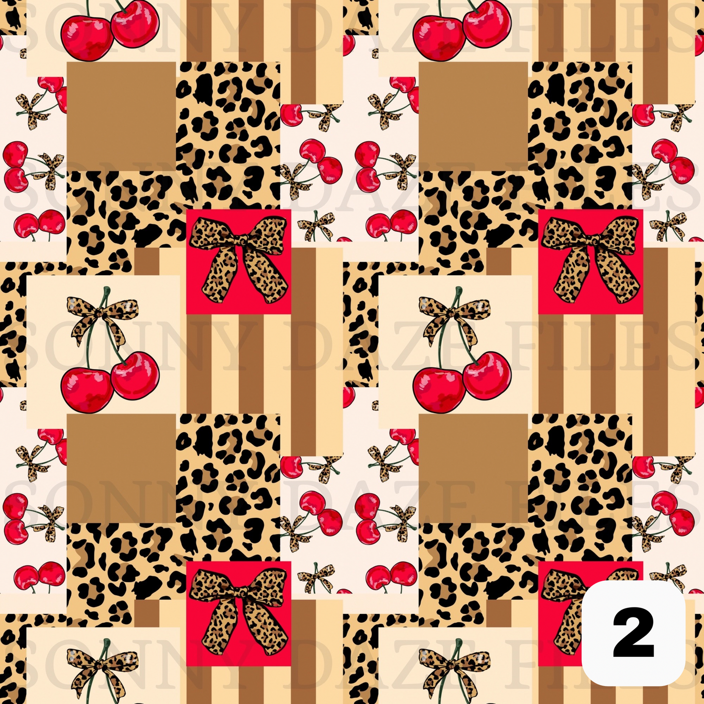 Leopard patchwork