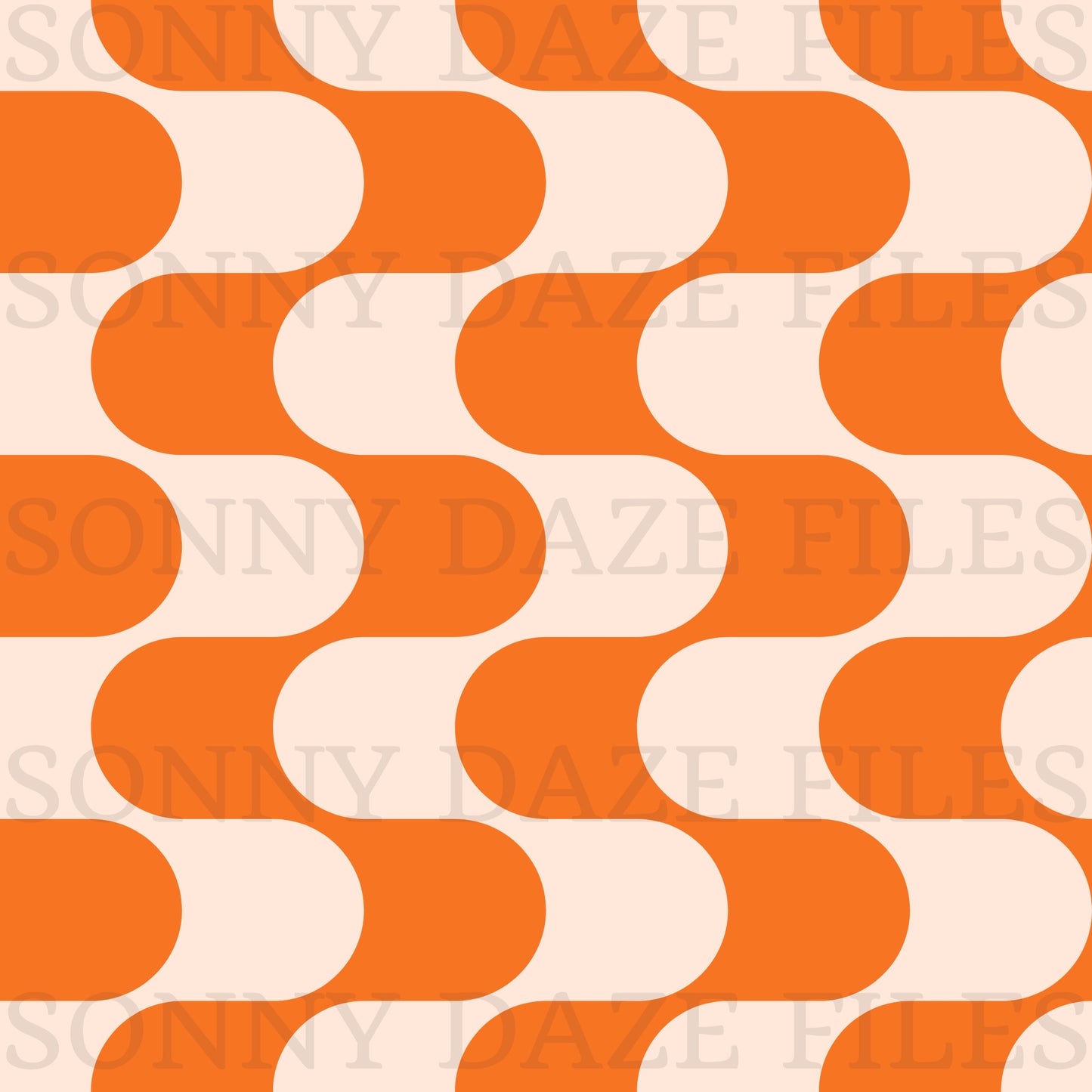 Orange flowers and coords