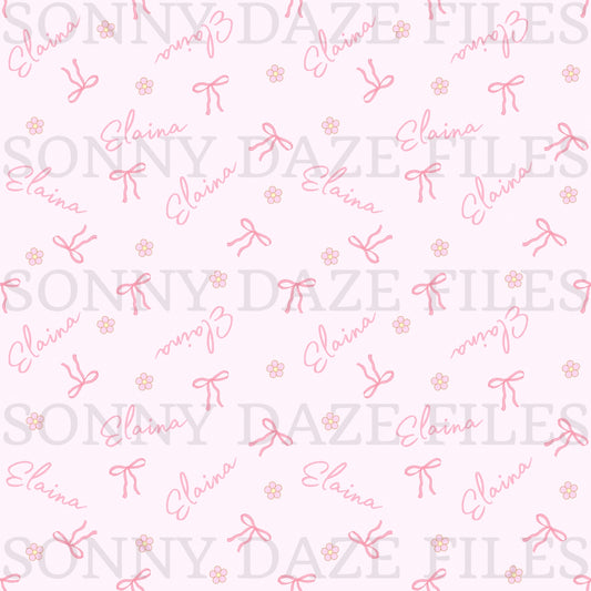 Coquette pink name file