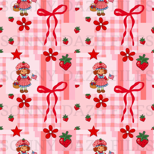 Strawberry girl foj patchwork