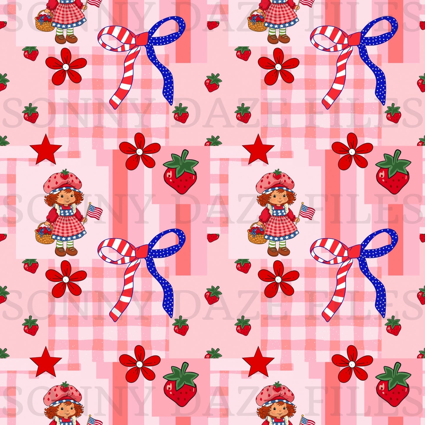 Strawberry girl foj patchwork