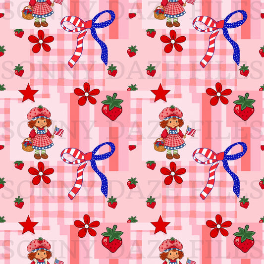 Strawberry girl foj patchwork
