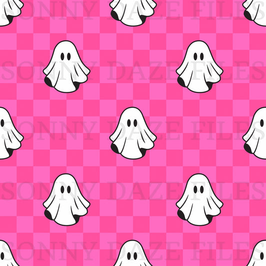 Pink Checkered ghost