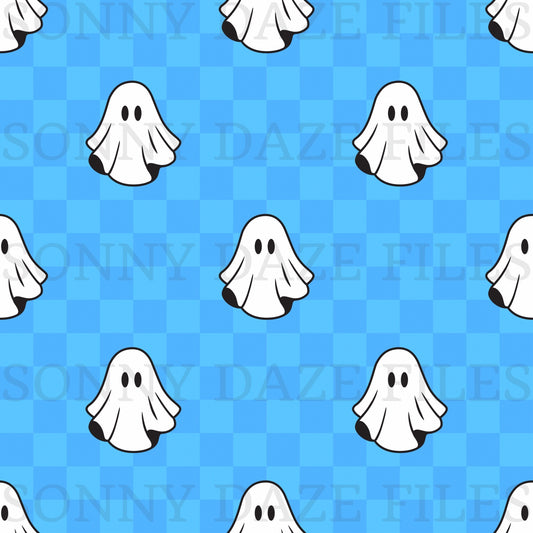 Blue Checkered ghost