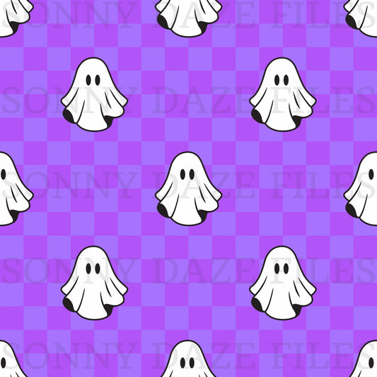 Purple Checkered ghost