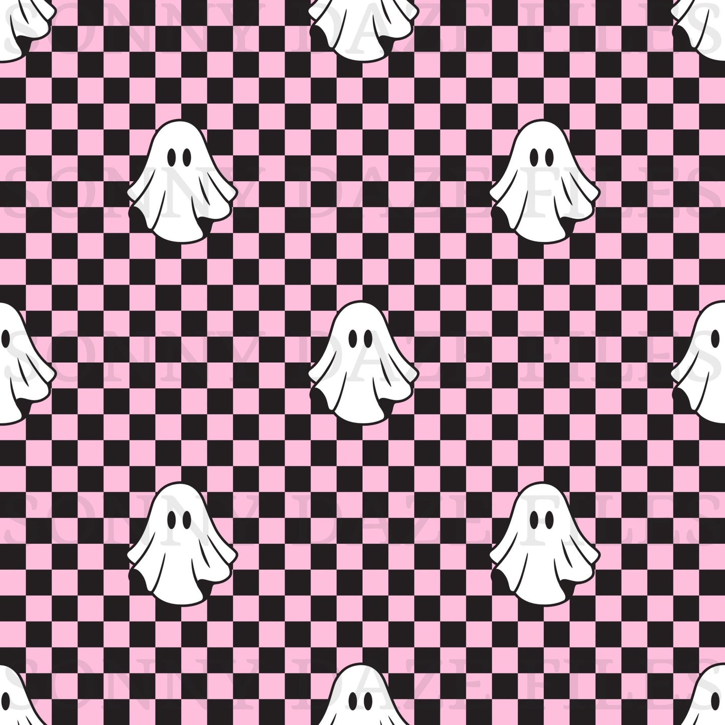 Pink Checkered ghost
