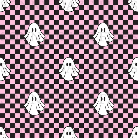 Pink Checkered ghost