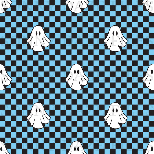 Blue Checkered ghost