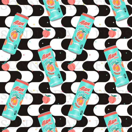 Peach energy drink