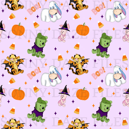 Halloween bear and friends