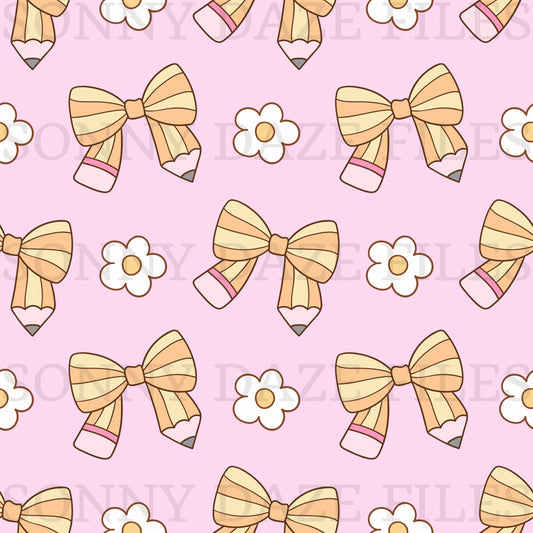 School Pencil bows