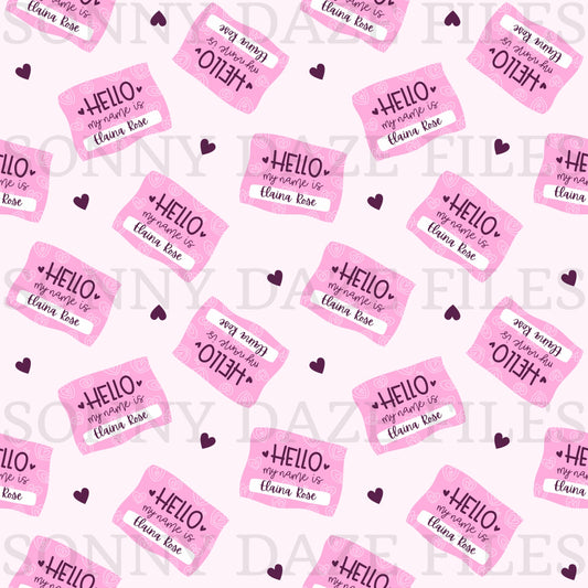 Name tag file