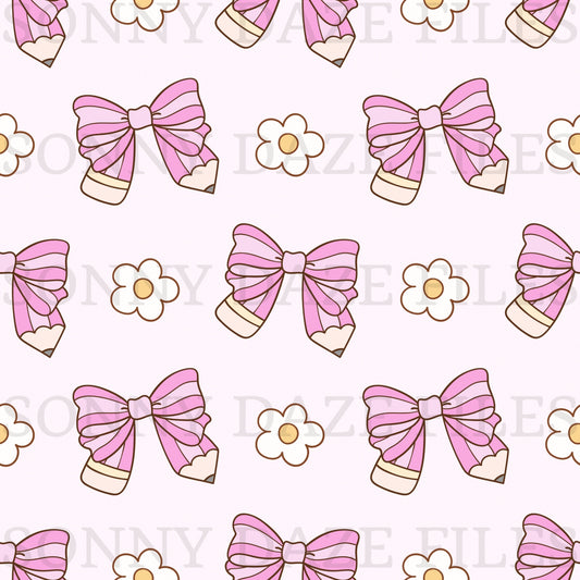 School Pencil bows